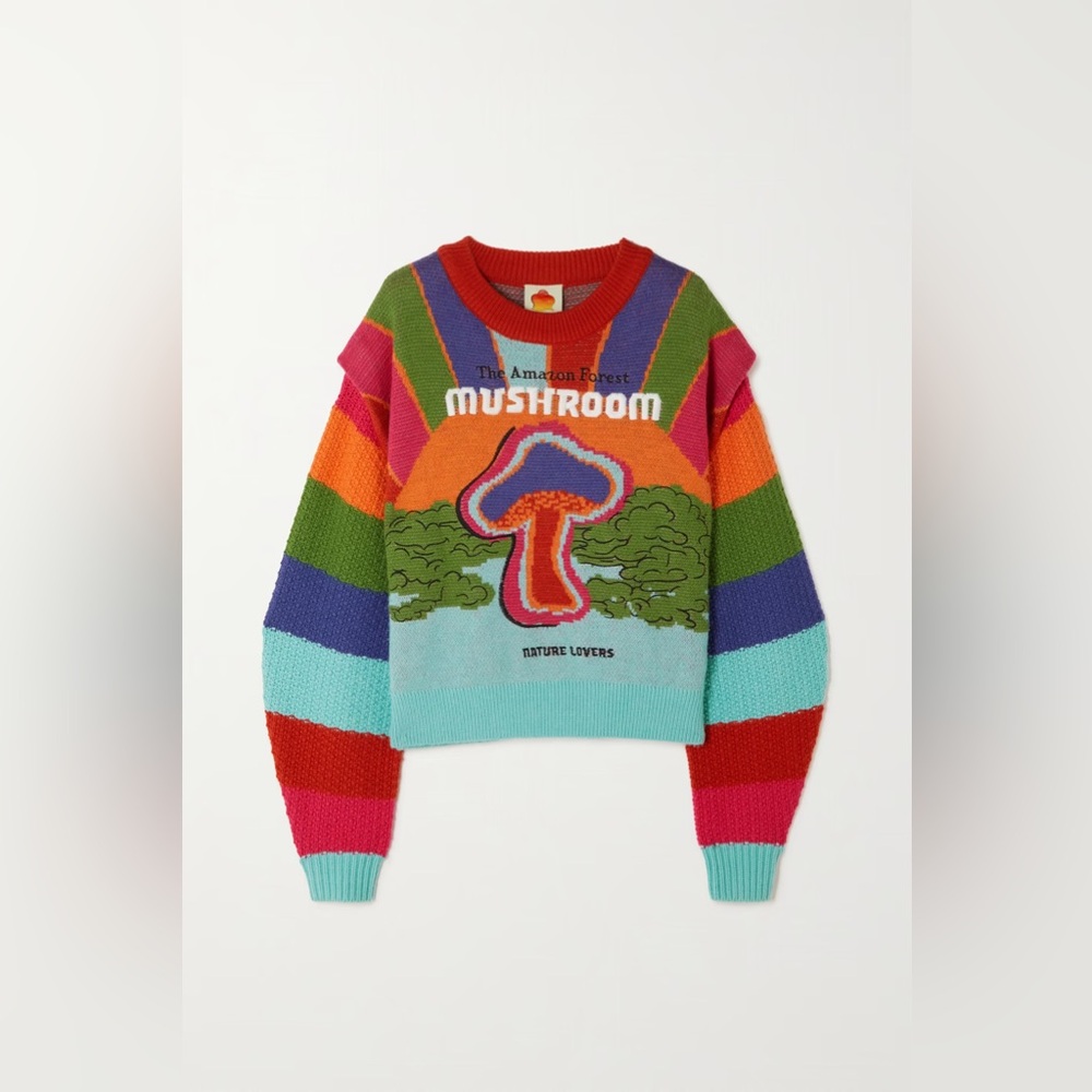 FARM Rio Colorful Mushroom Sweater - Picture 3 of 14